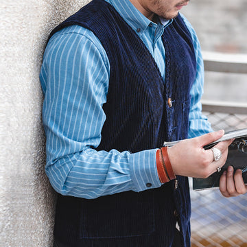 Men's Western Vintage Corduroy Vest